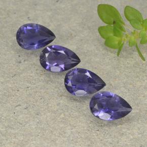 0.3ct Pear Facet Violet Blue Iolite for sale thumb image of 0.3ct Pear Facet Violet Blue Iolite (ID: 498029)