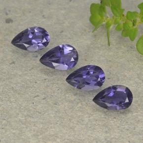 0.3ct Pear Facet Violet Blue Iolite Gem for sale 0.3ct Pear Facet Violet Blue Iolite Gem (ID: 498032)