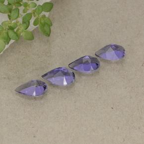 Iolite Gemstones in 6 x 4 mm (calibrated) Size for Sale, Iolite Stones in Deep Purple Color