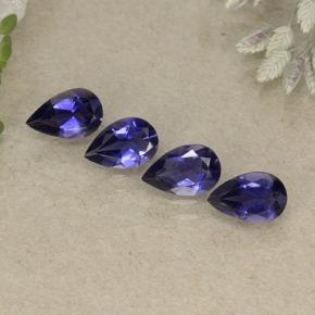 0.3ct Pear Facet Violet Blue Iolite Gem for sale 0.3ct Pear Facet Violet Blue Iolite Gem (ID: 498085)