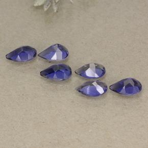 Iolite Gemstones in 6 x 4 mm (calibrated) Size for Sale, Iolite Stones in Deep Violet Color