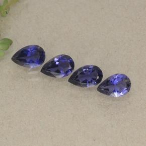 0.3ct Pear Facet Violet Blue Iolite Gem for sale 0.3ct Pear Facet Violet Blue Iolite Gem (ID: 498183)