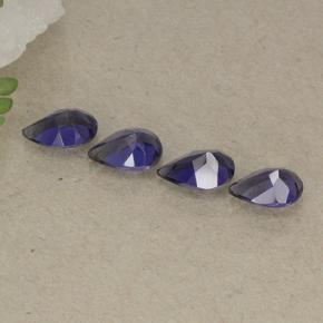 Iolite Gemstones in 6 x 4 mm (calibrated) Size for Sale, Iolite Stones in Dark Violet Color