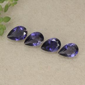 0.3ct Pear Facet Violet Blue Iolite for sale thumb image of 0.3ct Pear Facet Violet Blue Iolite (ID: 498188)