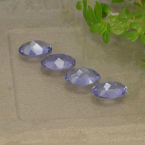 Iolite Gemstones in 6 x 4 mm (calibrated) Size for Sale, Iolite Stones in Pinkish Violet Color