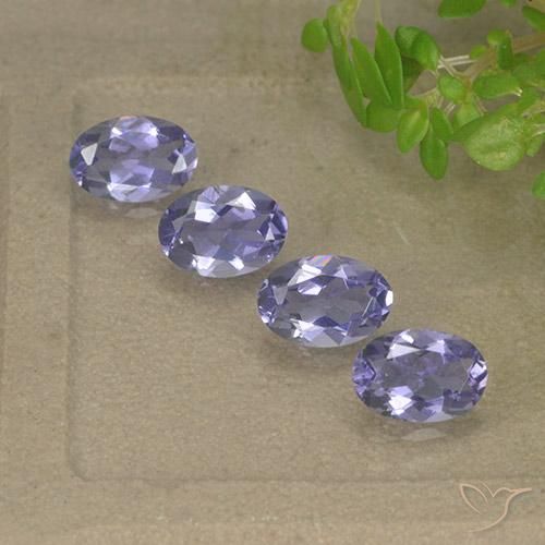 1.43 ct Oval Cut Iolite, 5.9 x 4.2 mm From Madagascar, Photo A
