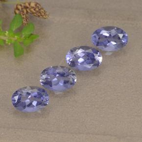1.73 ctw Violet Iolite Stones, Natural Iolite in Oval Facet Shape for Sale