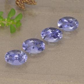 1.71 ctw Violet Iolite Stones, Natural Iolite in Oval Facet Shape for Sale