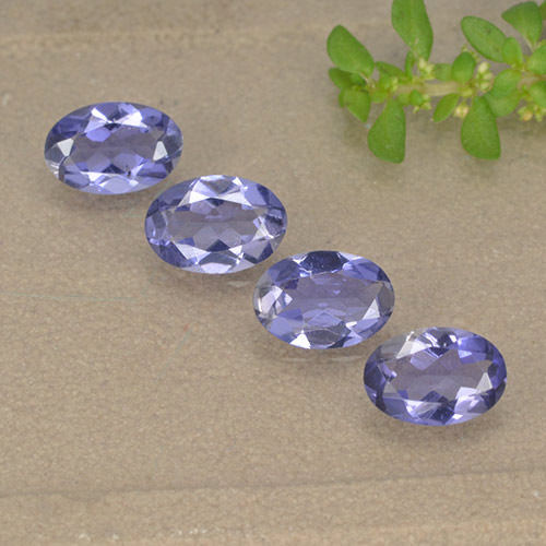 Deep Purple Iolite Gem - 0.3ct Oval Facet (ID: 499127)