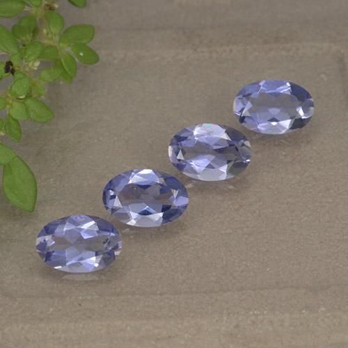 1.34 ctw Violet Iolite Stones, Natural Iolite in Oval Facet Shape for Sale