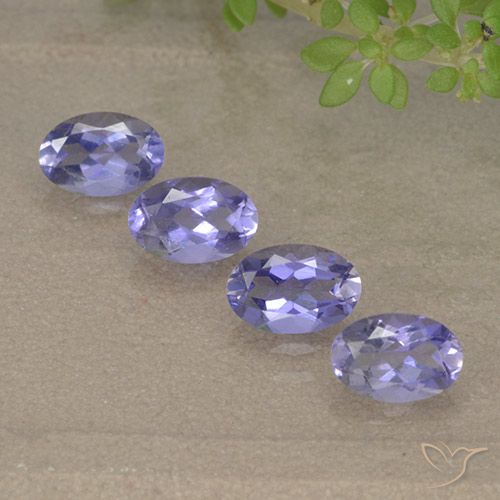 1.56 ct Oval Cut Iolite, 5.8 x 3.9 mm From Madagascar, Photo A