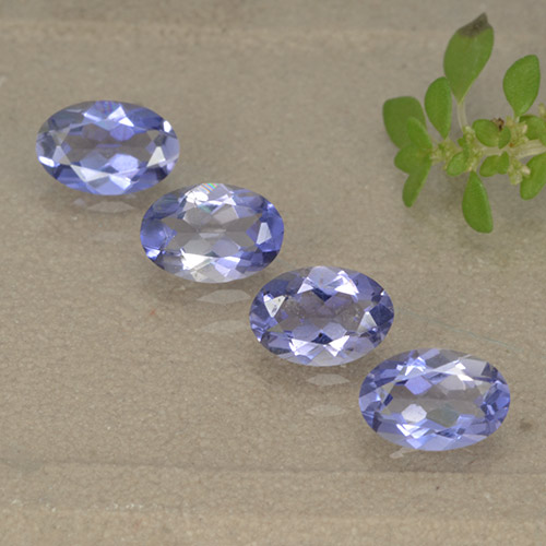 Intense Violet Blue Iolite Gem - 0.4ct Oval Facet (ID: 499142)