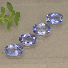1.41 ctw Blue Iolite Stones, Natural Iolite in Oval Facet Shape for Sale