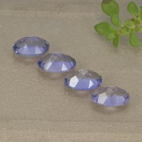 Iolite Gemstones in 6.1 x 4.1 mm Size for Sale, Iolite Stones in Medium-Light Violet Color
