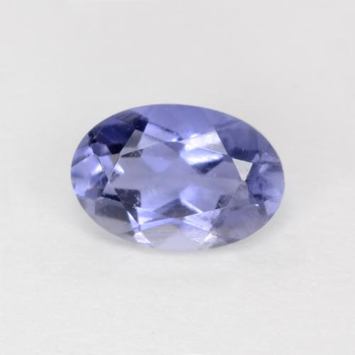 Silverish Blue Иолит Камень - 0.5ct Фасетный Овал (ID: 549186)
