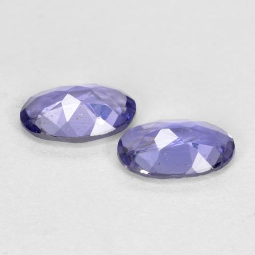 Iolite Gemstones in 6 x 4 mm (calibrated) Size for Sale, Iolite Stones in Silverish Blue Color