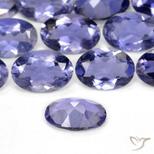 Iolite Gemstone in 5.9 x 4.2 mm Size for Sale, Iolite Stone in Deep Purple Color