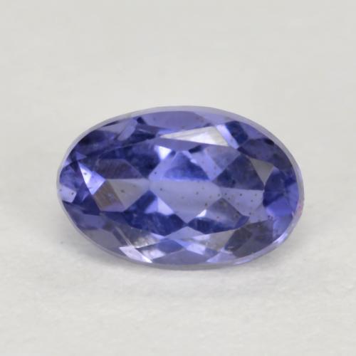 أزرق بنفسجى إيوليت حجر كريم - 0.5ct وجه بيضاوى (ID: 568878)