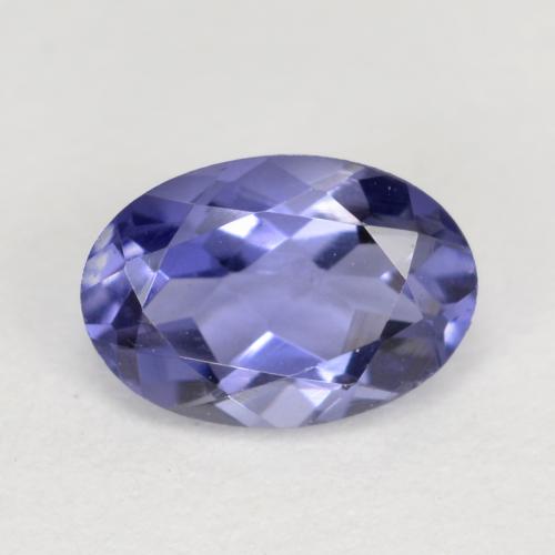 Violet Blue Iolite Gem - 0.4ct Oval Facet (ID: 569223)