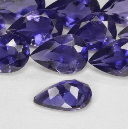 Iolite Gemstone in 6 x 4 mm (calibrated) Size for Sale, Iolite Stone in Deep Purple Color