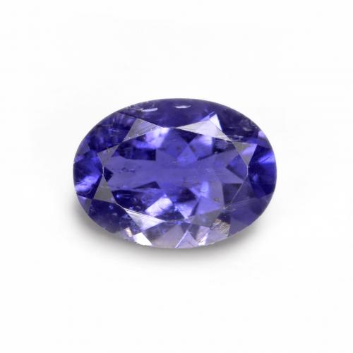 tieflila Iolith Edelstein - 0.7ct Oval facettiert (ID: 575973)