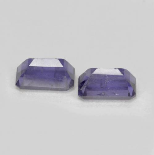 Iolite Gemstones in 5 x 3 mm (calibrated) Size for Sale, Iolite Stones in Dark Bluish Purple Color