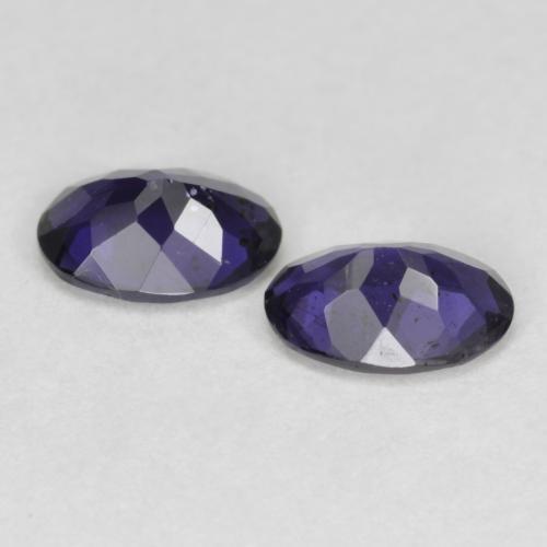 Iolite Gemstones in 6 x 4 mm (calibrated) Size for Sale, Iolite Stones in Deep Purple Color