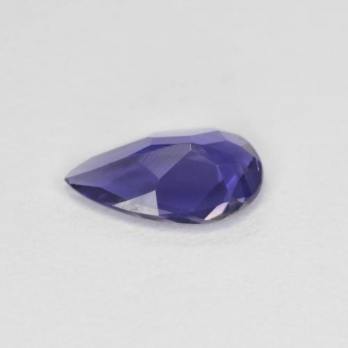 Iolite Gemstone in 8.3 x 5.4 mm Size for Sale, Iolite Stone in Deep Purple Color