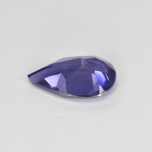 Iolite Gemstone in 8.5 x 5.5 mm Size for Sale, Iolite Stone in Dark Bluish Purple Color