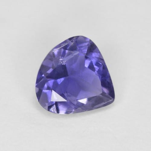 0.43 ct Violet Iolite Stone, Natural Iolite in Pear Facet Shape for Sale