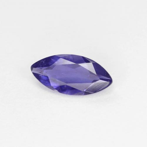 0.44 ct Blue Iolite Stone, Natural Iolite in Marquise Facet Shape for Sale