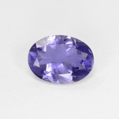 暗蓝色 堇青石 Gem - 0.6ct 椭圆形切面 (ID: 589449)