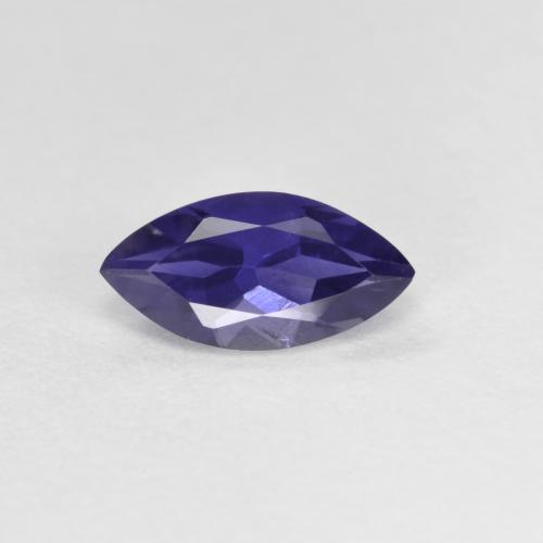 深紫色 堇青石 Gem - 0.5ct 马眼切面 (ID: 589796)