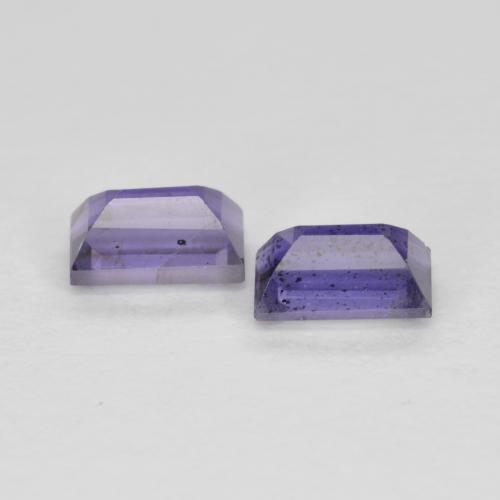 Iolite Gemstones in 5.1 x 3.1 mm Size for Sale, Iolite Stones in Eggplant Violet Color