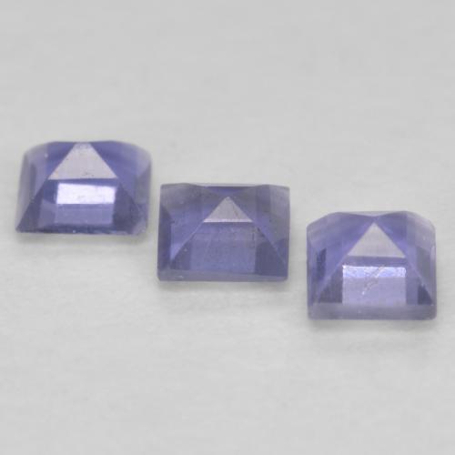 Iolite Gemstones in 2.1 x 2 mm Size for Sale, Iolite Stones in Pinkish Violet Color