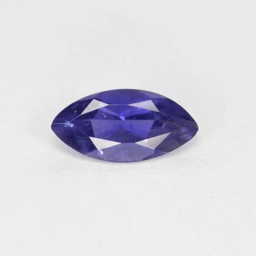 Deep Purple Iolite Gem - 0.5ct Marquise Facet (ID: 594695)