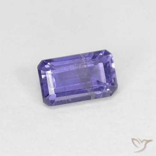 0.29 ct Violet Iolite Stone, Natural Iolite in Octagon Step Cut Shape for Sale