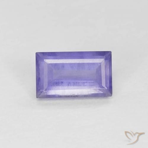 0.28 ct Baguette Cut Iolite, 5 x 3 mm From Madagascar, Photo A