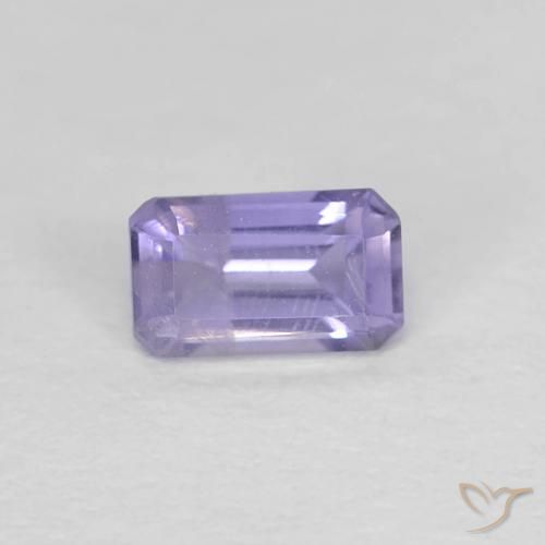 0.28 ct Violet Iolite Stone, Natural Iolite in Octagon Step Cut Shape for Sale