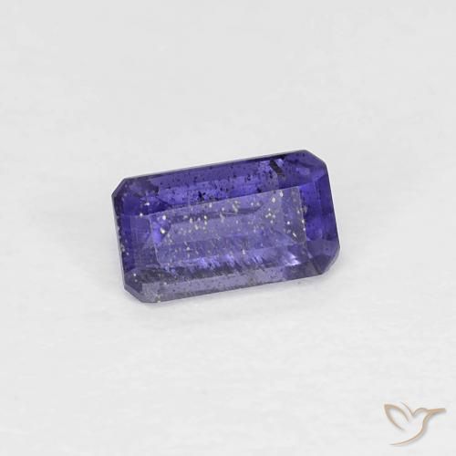0.29 ct Violet Iolite Stone, Natural Iolite in Octagon Step Cut Shape for Sale