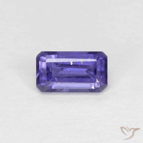 0.29 ct Octagon Cut Iolite, 5 x 2.9 mm From Madagascar, Photo A
