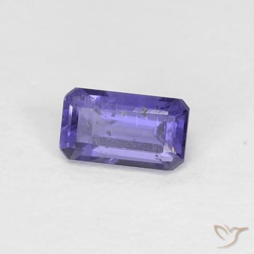0.29 ct Violet Iolite Stone, Natural Iolite in Octagon Step Cut Shape for Sale