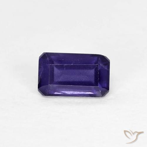 0.26 ct Octagon Cut Iolite, 4.9 x 3 mm From Madagascar, Photo A