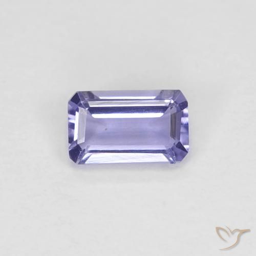 0.21 ct Octagon Cut Iolite, 4.8 x 3 mm From Madagascar, Photo A