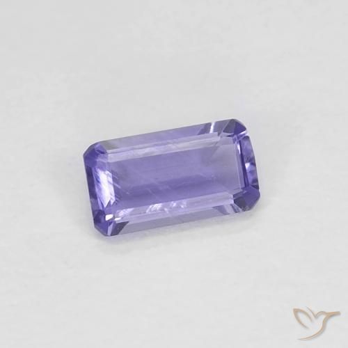 0.23 ct Violet Iolite Stone, Natural Iolite in Octagon Step Cut Shape for Sale