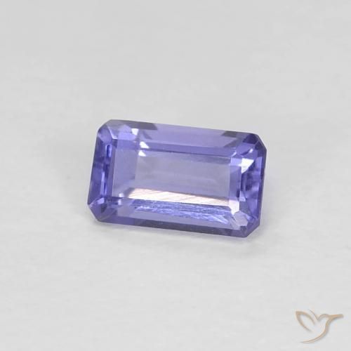 0.29 ct Violet Iolite Stone, Natural Iolite in Octagon Step Cut Shape for Sale