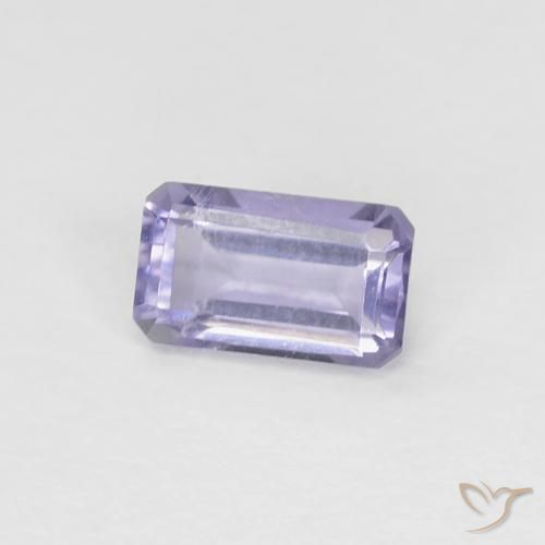 0.28 ct Violet Iolite Stone, Natural Iolite in Octagon Step Cut Shape for Sale