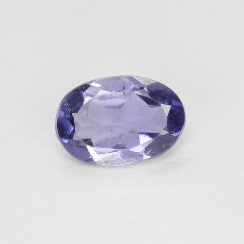 6 x 4,2mm violetter Iolith im Ovalschliff aus Brasilien, Gewicht 0,37 ct, Garantiert echter Edelstein in VS Reinheit, 1 Stück Iolith - die Farbe ist Violet, Mohs-Härte von 7 - 7,5 Geeignet für den täglichen Gebrauch im Schmuck, Photo A