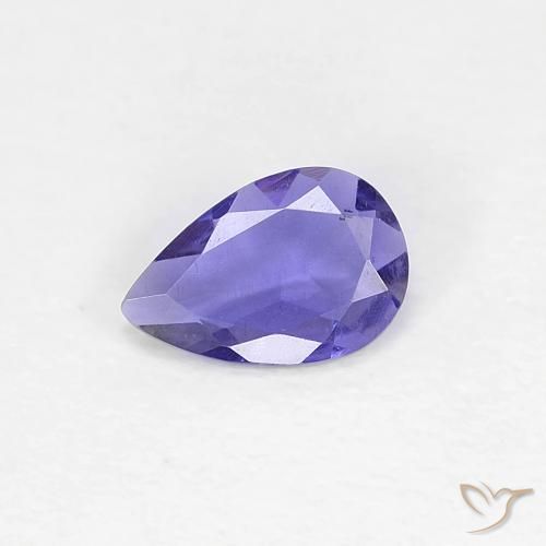 0.29 ct Pear Cut Iolite, 6.2 x 4.1 mm From Brazil, Photo A