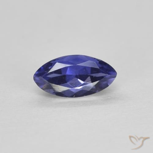 0.28 ct Marquise Cut Iolite, 5.8 x 2.9 mm From Brazil, Photo A